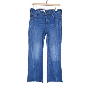 Pilcro and the Letterpress Blue Flare Jeans
